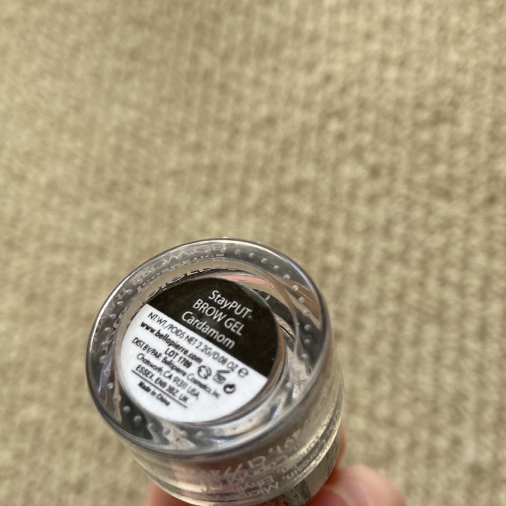 NEW bellapierre Cosmetics StayPUT Brow Gel Cardamom Brown Blonde 0.08 oz SEALED - Picture 4 of 5